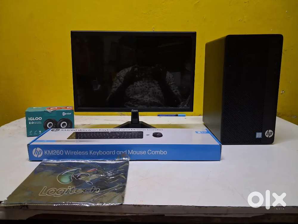 10% off on hp i3 8th gen refurb complete pc with 1yr warranty.