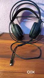 Wired over the head headphone