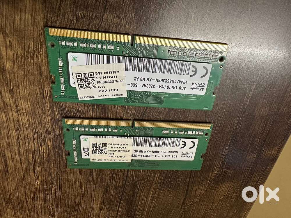 Laptop RAM 8 GB x2 SODIMM DDR4 3200MHz