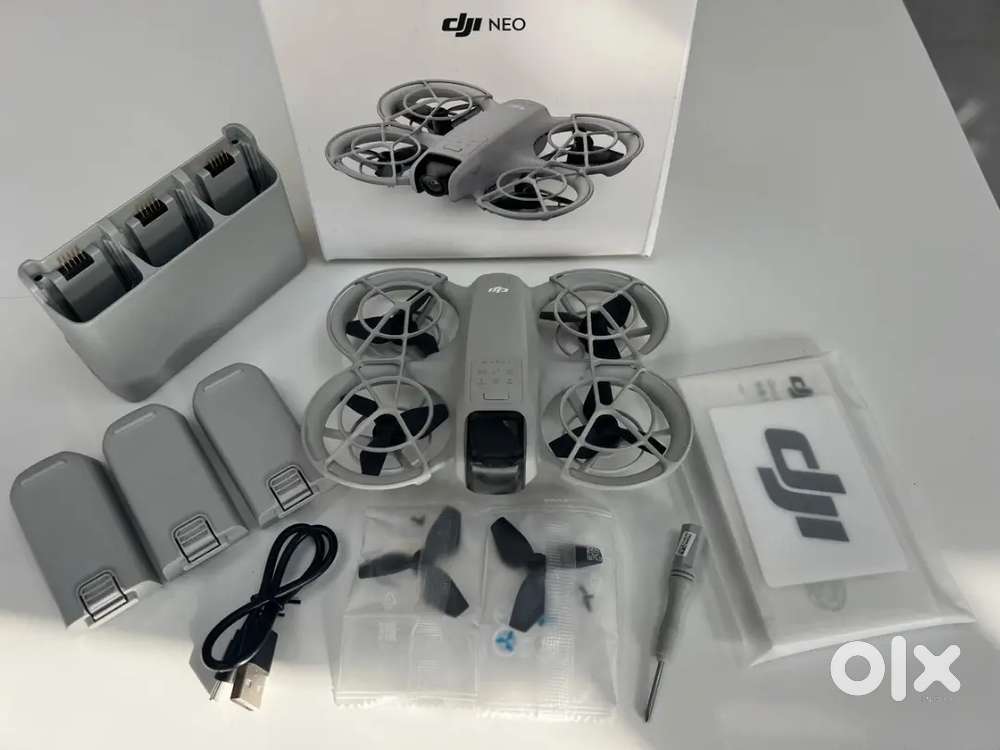 DJI Neo Fly More Combo. Three batteries & charger. Used