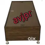 New wooden storage box Diwan bed with storage box hostel bed.