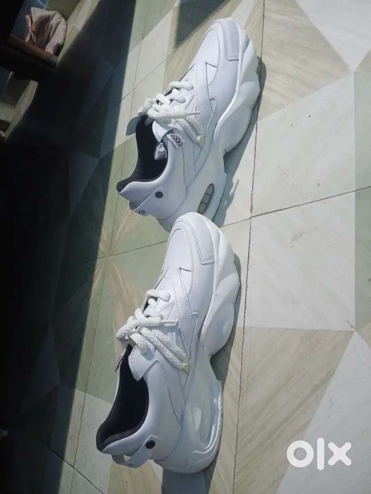 Premium white sneakers ,Trendy streetwear look