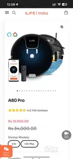 Ilife A80 Pro Vaccum cleaner