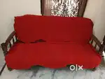 Wooden teak sofa good condition