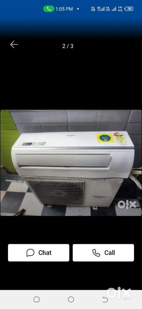 Inverter AC 1.5 ton split AC  with remote control
