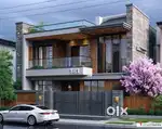 400 Gaj double storey alishan Kothi in model town fully furnished