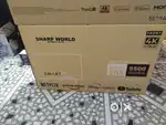 52frame less Q led inbuilt Blootooth VOICE control 50+50 Watt woofer