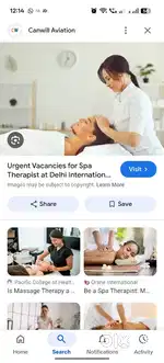 Spa job only for girls