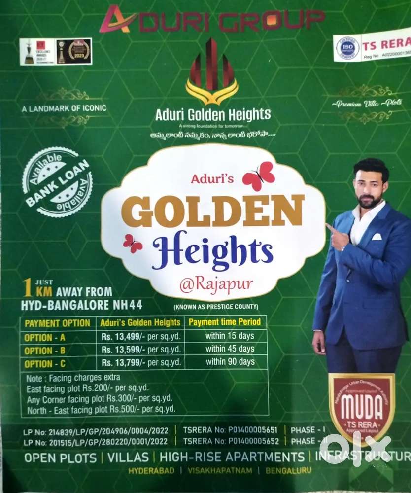 Plots villas available in Hyderabad contact me