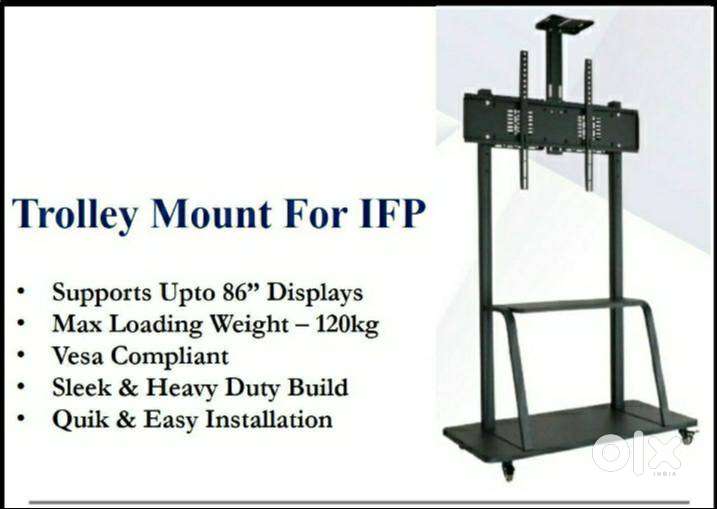 TV TROLLY MONITOR ARM PROJECTOR STAND SCREEN LAMP REMOTE CABLE HDMI