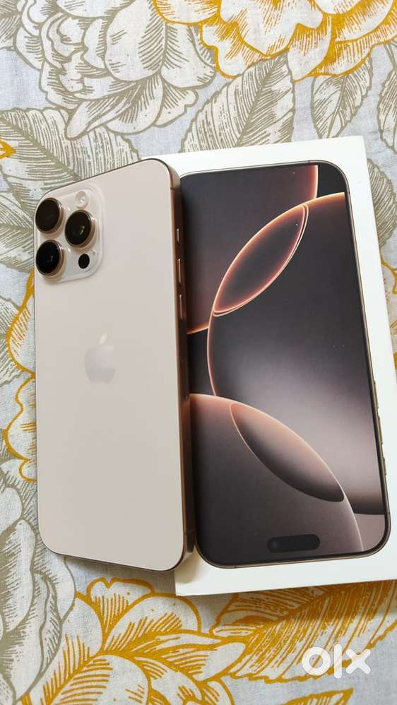 Iphone 16 Pro Max Desert Titanium in New Condition with Bill and Box