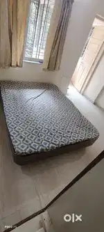 Teak Wood Bed With Mattress
