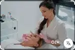 Female spa therapist