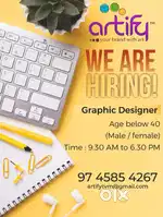 Urgently required a graphic designer