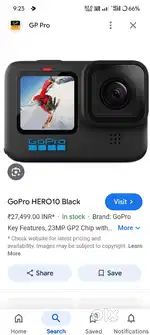Go pro 10 camera waterproof