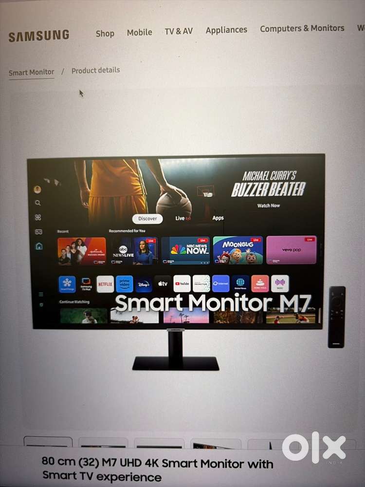 80 cm (32) M7 UHD 4K Smart Monitor with Smart TV experience