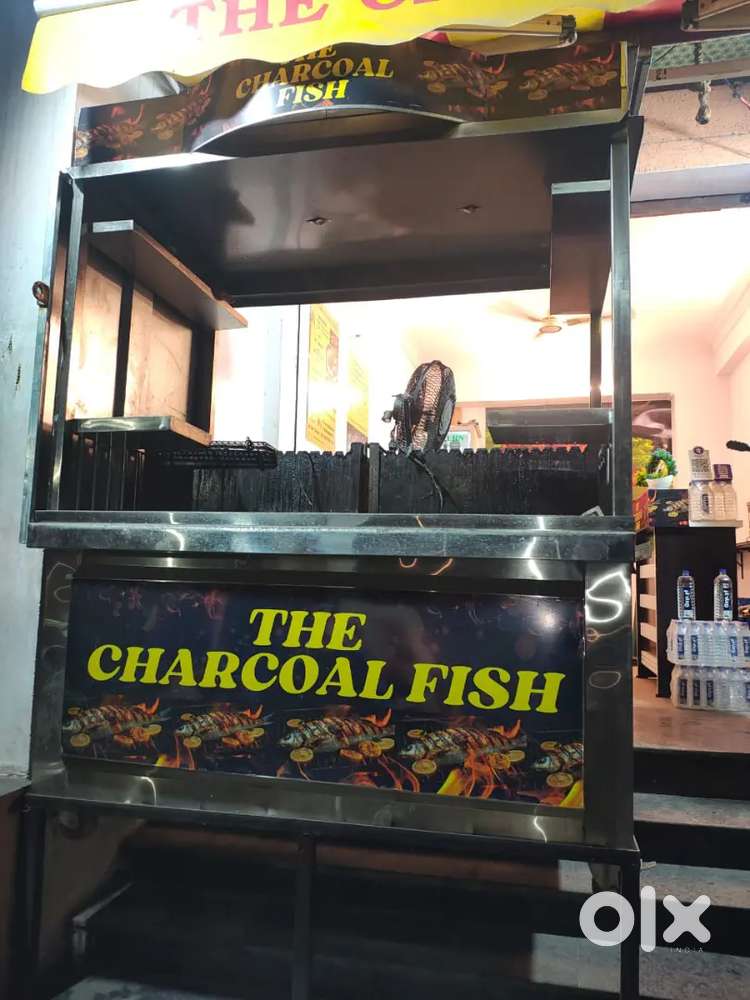 New stainless steel food stall