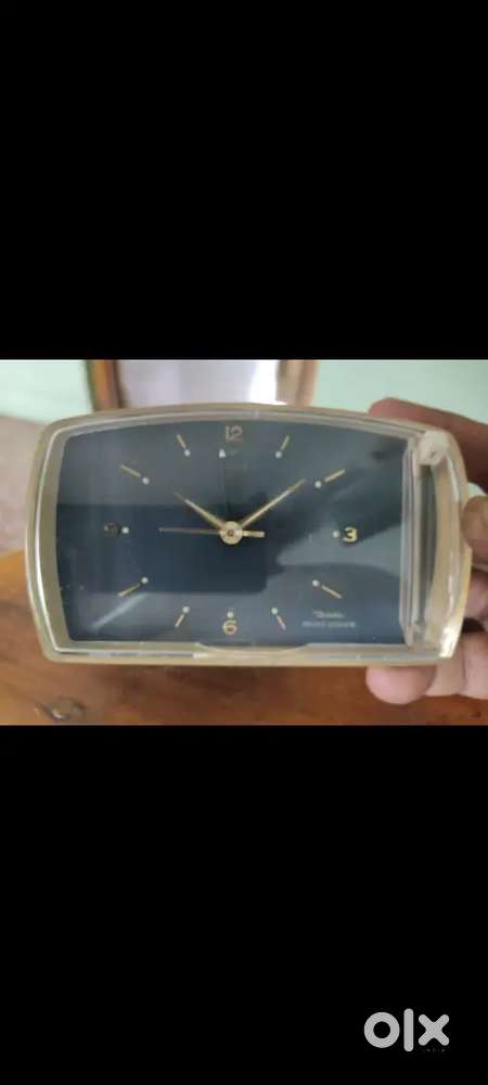 Diehl battery operated mechanical mini alarm table clock Germany