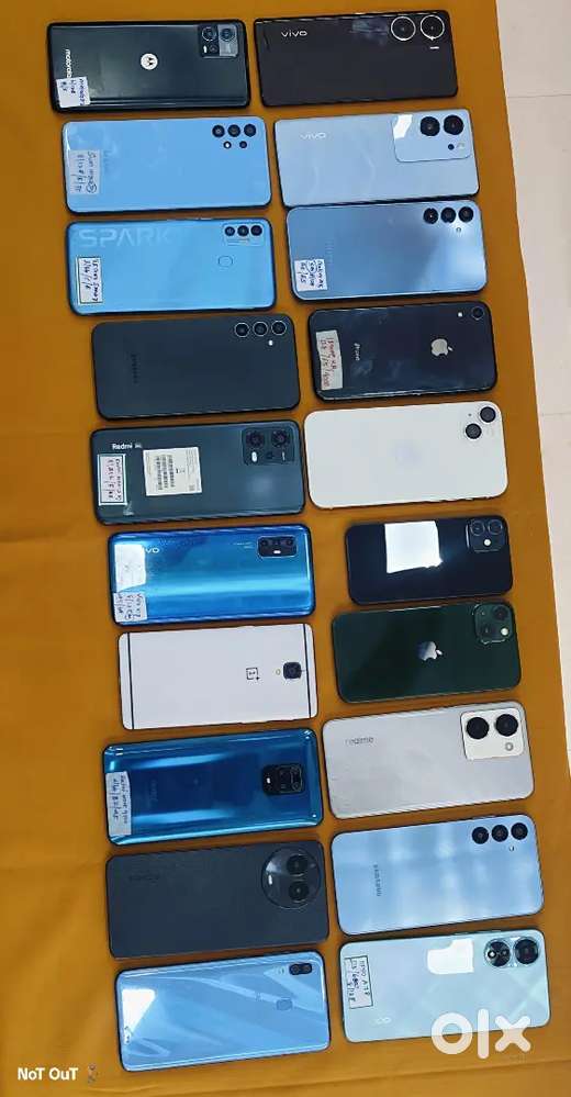 Vivo Samsung realme redmi oneplus iPhone