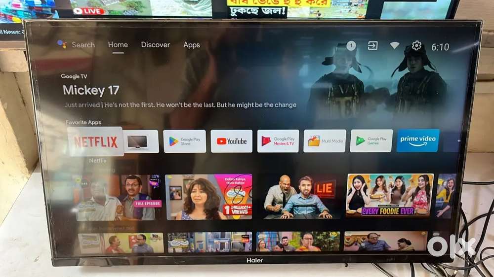 Second hand led tv and home thether
