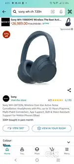 Sony WH CH 720N (quick sell)