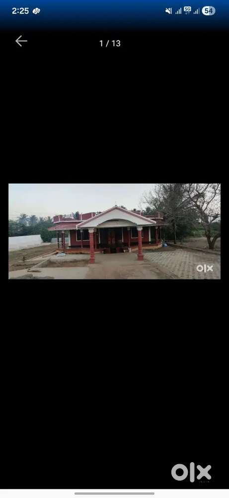 villa for rent (3 bhk villla with out house and pond)