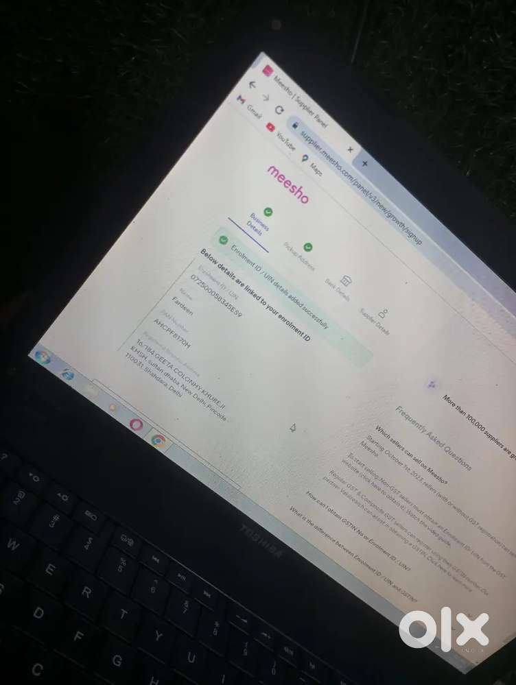 Toshiba leptop ekdam ok