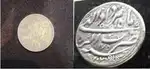 1 RUPEES SILVER COIN 1885 AND 28 GRAMM SILVER COIN MUGAL KALEEN
