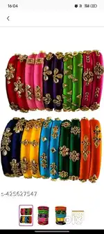 Silk thread bangles