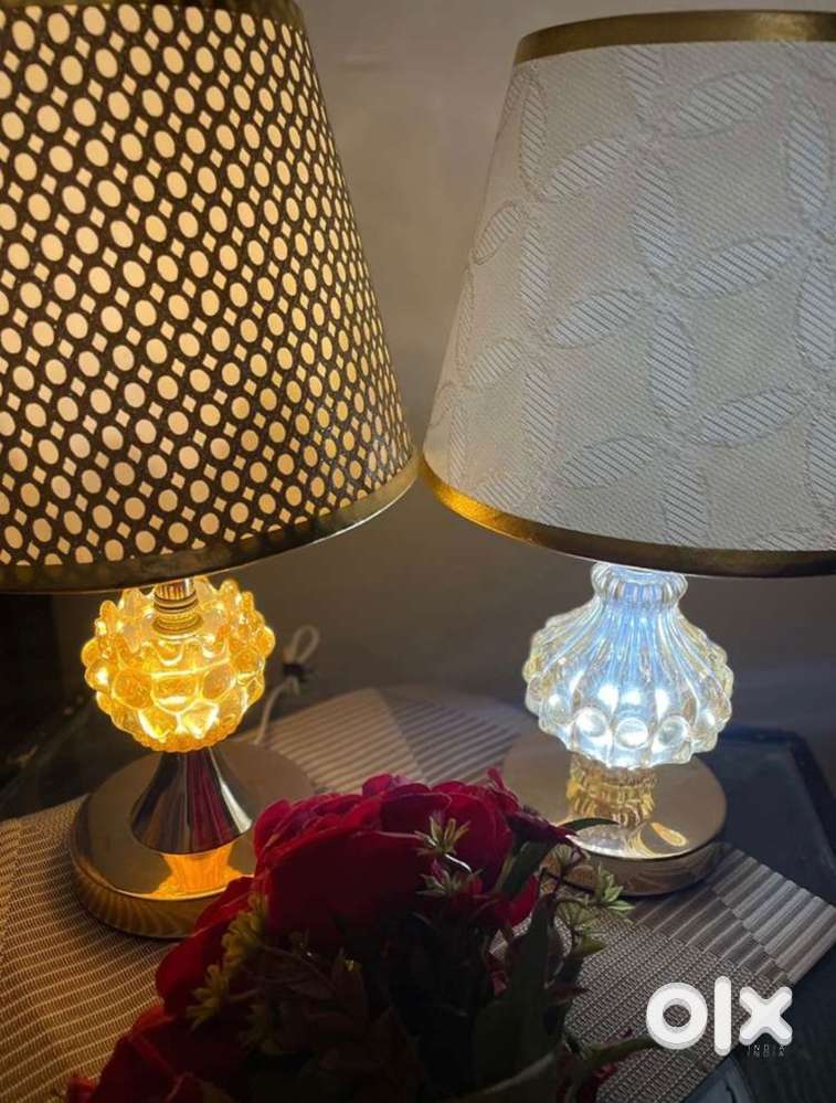 Beautiful Glass Lamps set of 2