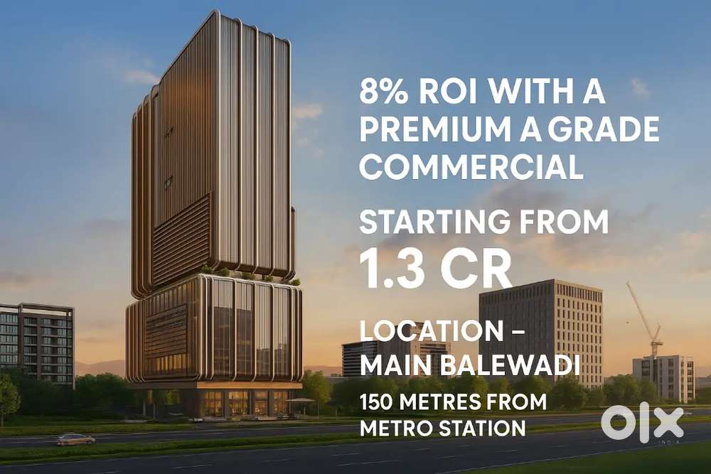 New 8% ROI A grade Commercial office space