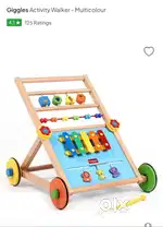 Baby wooden Walker
