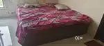 King size cot with storage for sale 5 years old
