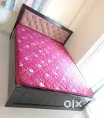 New top quality queen size bed with mattress in wholesale p.