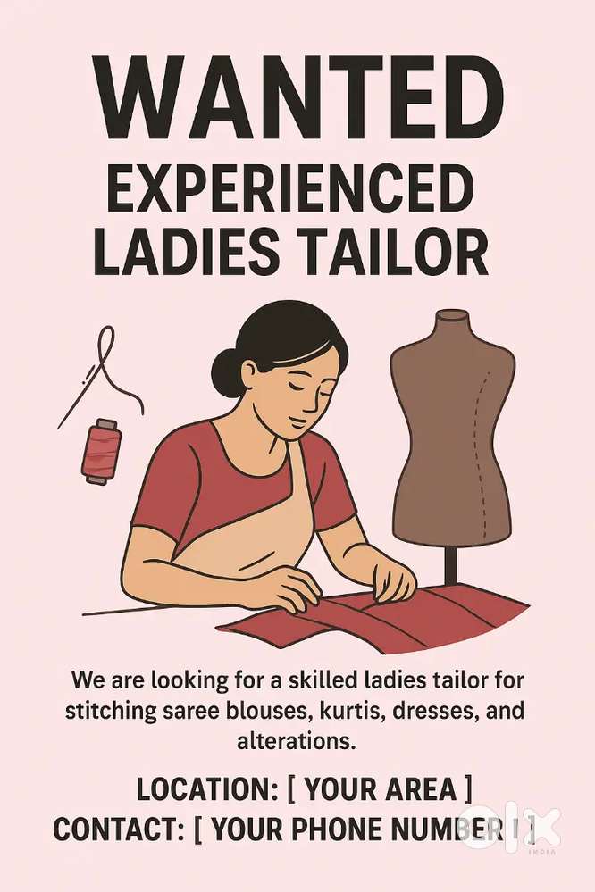 Want ladies tailor