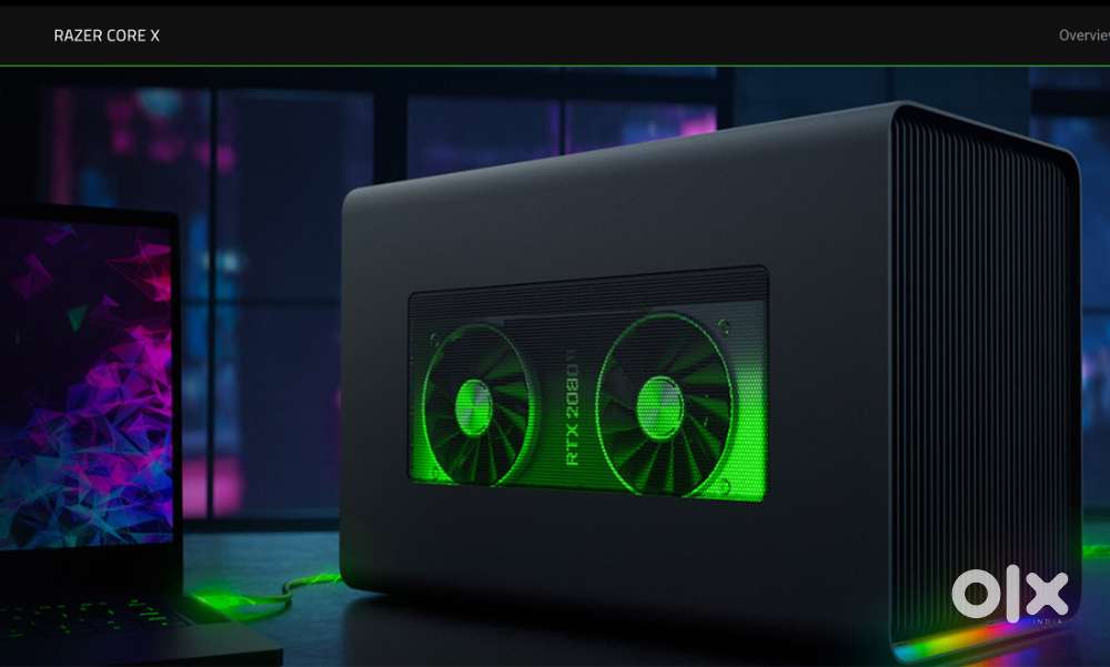 Razer Core X eGPU Enclosure + GTX 1660 Super Pre-owned