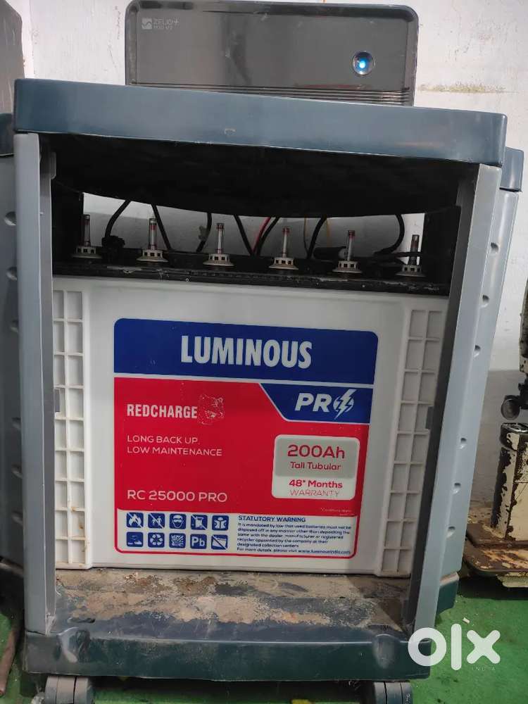 Luminous inverter and battery