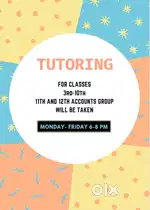 Tutoring for Students [offer1500rs-for all subjects ]