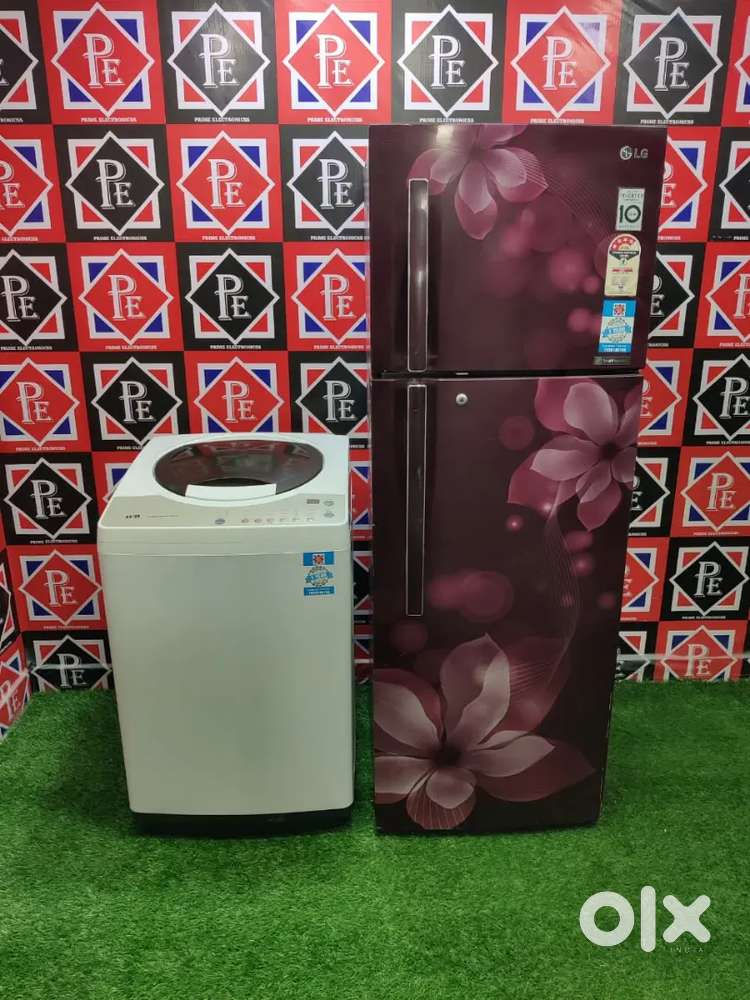 ^• LG inverter Doble door and IFB white in very reasonable price -_//