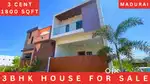 3BHK House for sale in Madurai (3CENTS 1800SQFT)