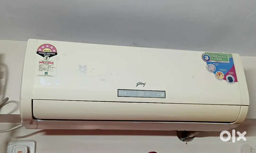 1 ton 5 star AC  3 no.s  2 Godrej  and 1 bluestar