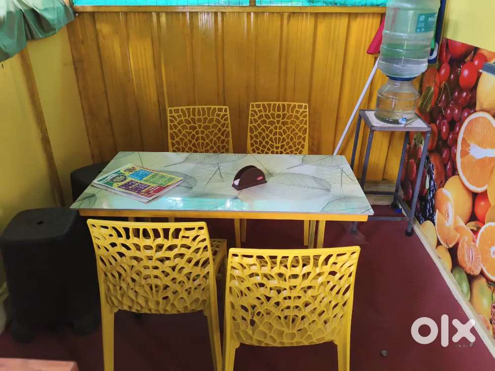 Table with chair 12chair 3table and1conter