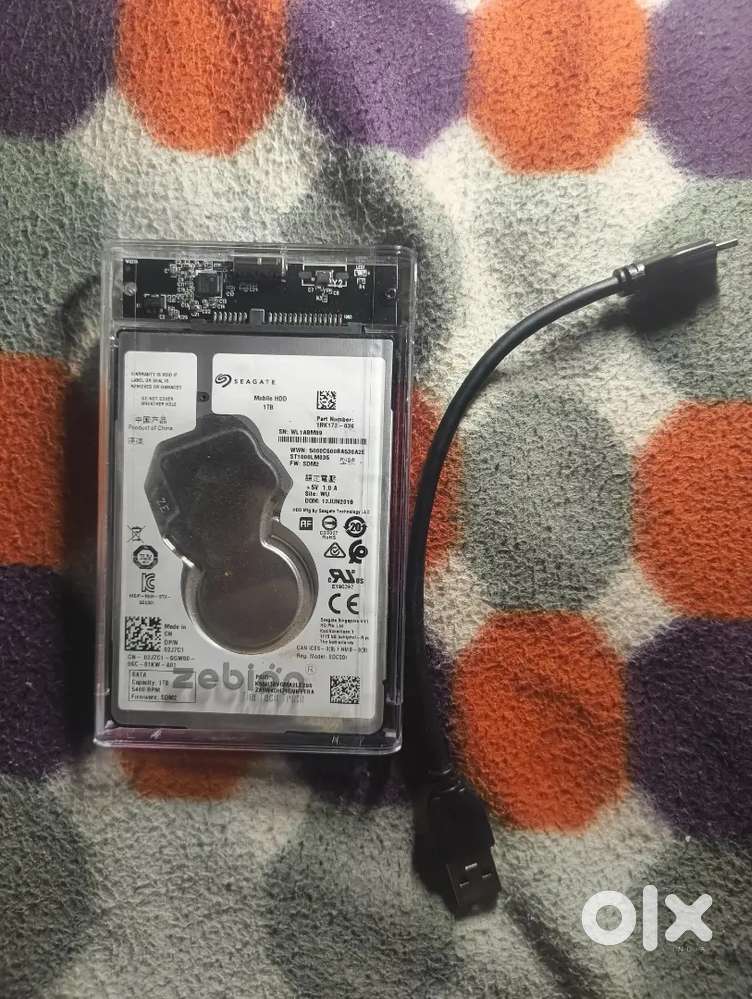 SEAGATE HDD 1TB + External Case