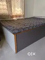 One single bed and one double bed