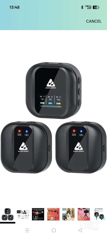 Audio Array AM-W10 Professional Dual Wireless Lapel Mic