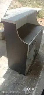 Wood cash counter
