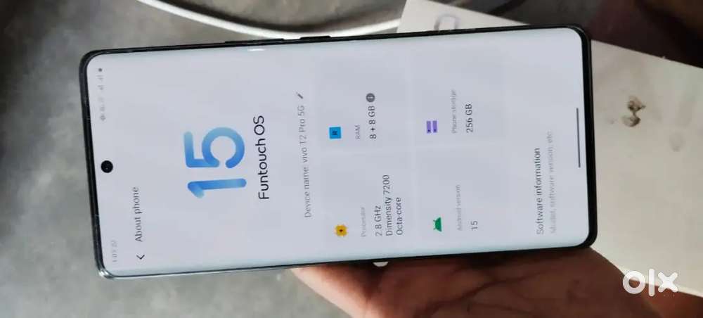 Vivo T2 pro max 5g ...8.GB RAM..256.GB storage