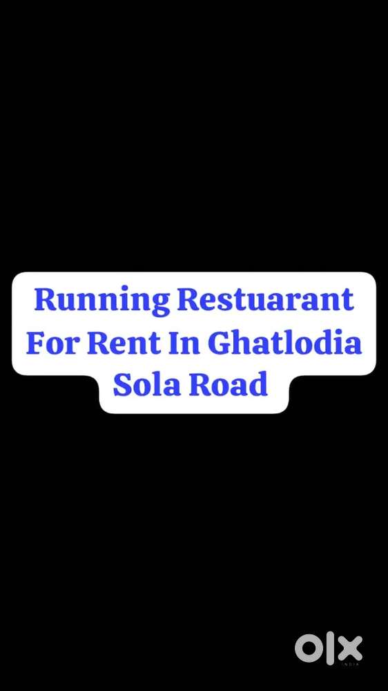 Fully Furnished Running Restaurant For Rent In Satadhar Sola Road