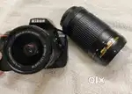 Nikon D5300 with 18-55  & 70-300 lens