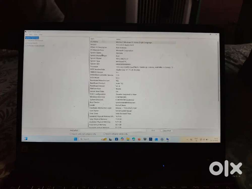 Acer nitro AN515-57